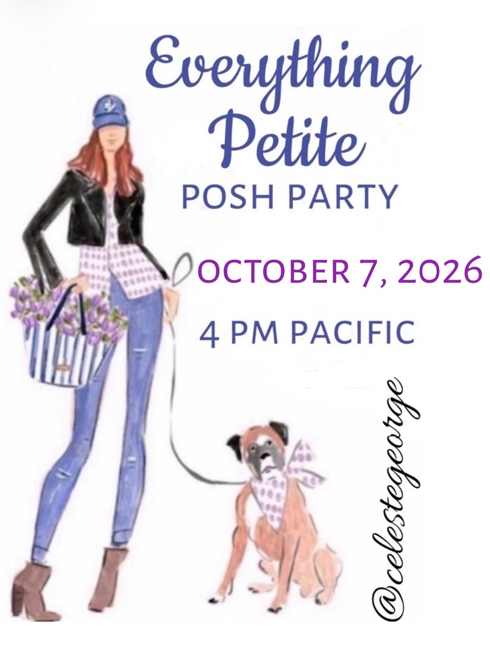 Everything Petite Posh Party
Wednesday, 10/7/26
4 pm Pacific